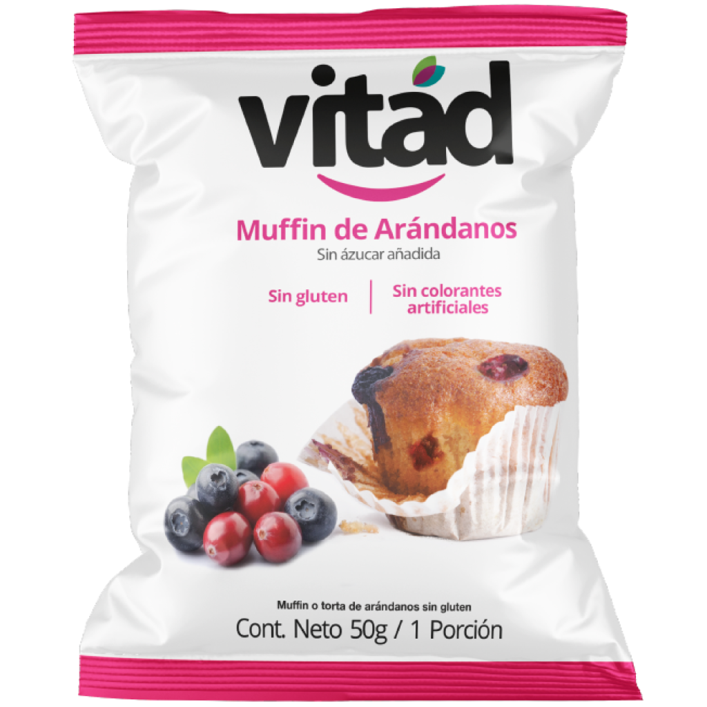 Muffin de Arándanos Vitad Sin Azúcar x 50 g