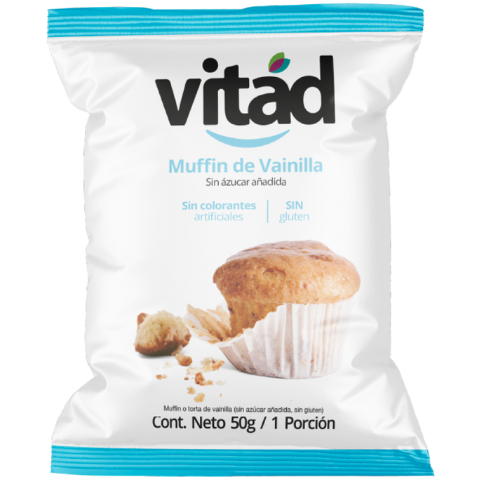 Muffin de Vainilla Vitad Sin Azúcar x 50 g