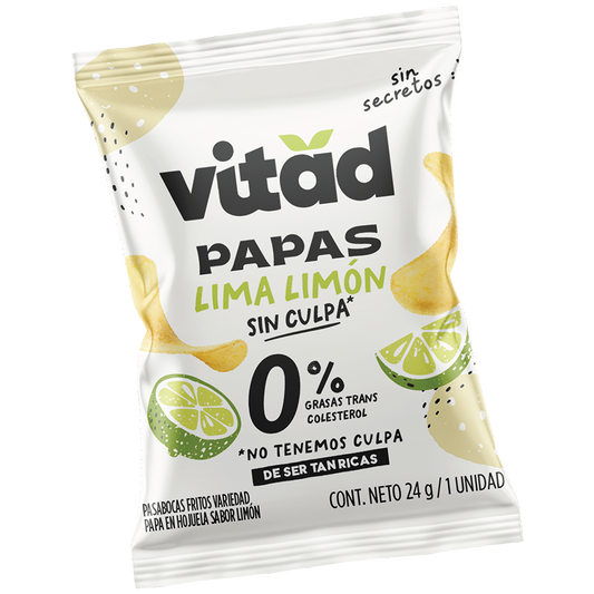 Papas Lima Limón Vitad x 6 unid