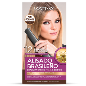 Kit Kativa Alisado Brasileño Blonde x 225 ml
