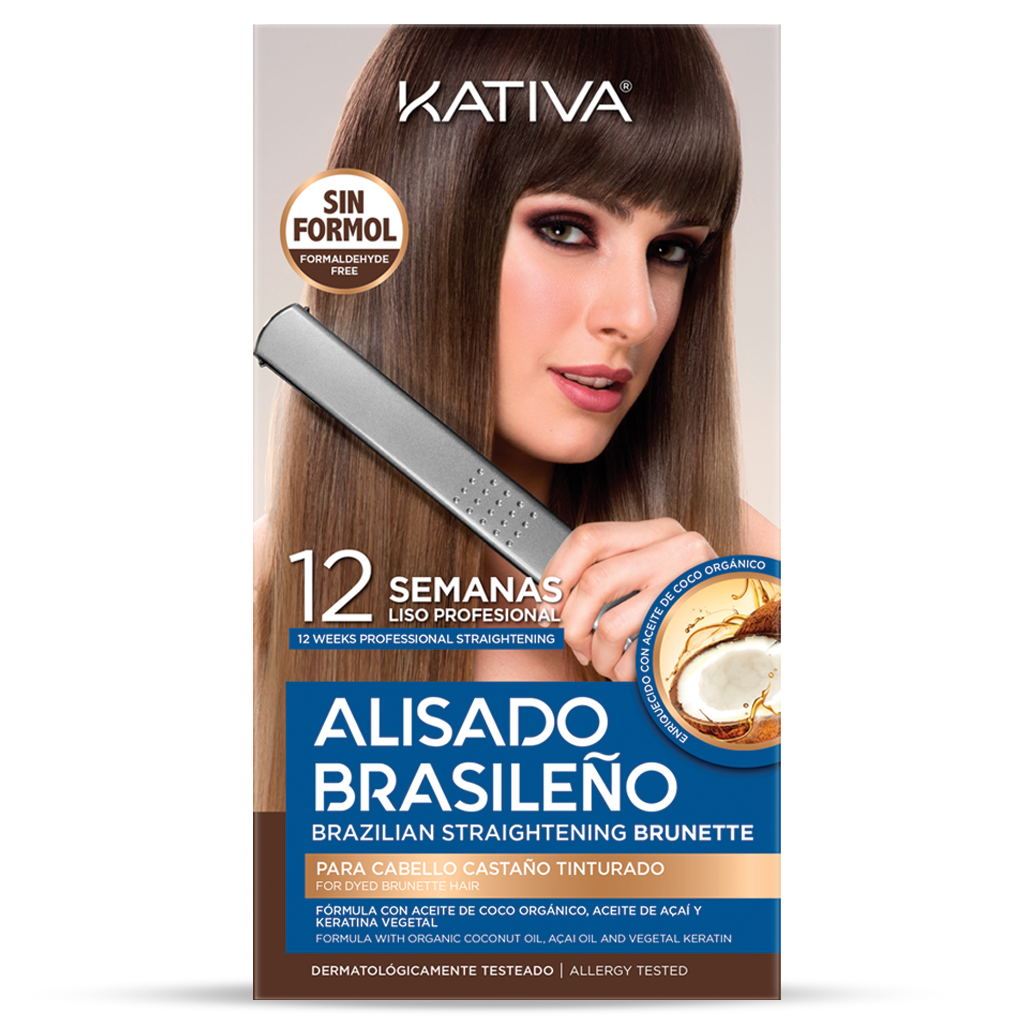 Kit Kativa Alisado Brasileño Brunette x 225 ml