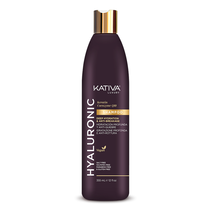 Shampoo Kativa Keratina Hyaluronico Q10 x 355 ml