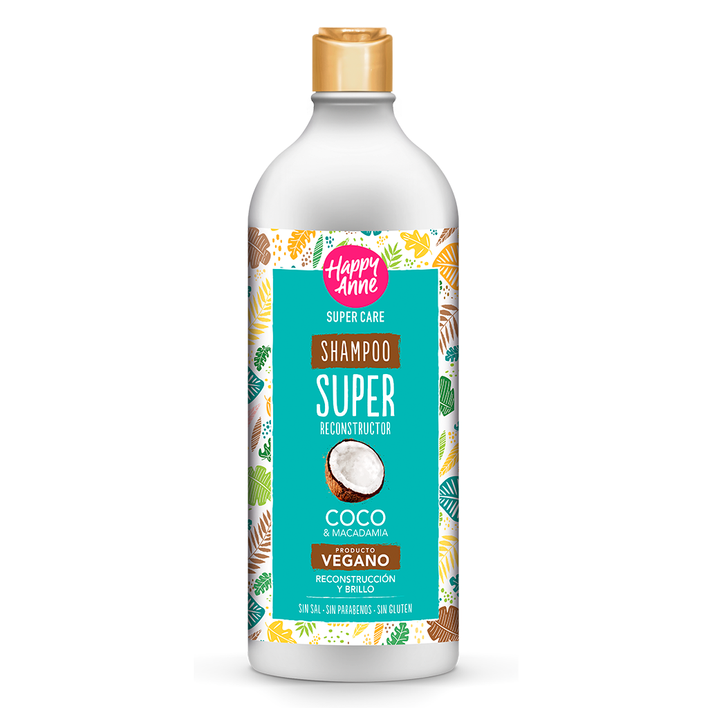 Shampoo Reconstructor Vegano Coco y Macadamia x 700 ml