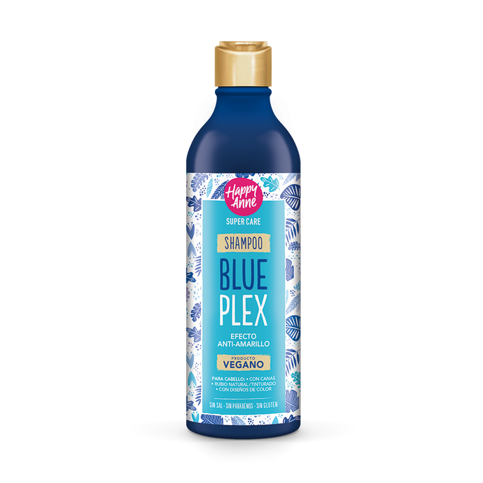 Shampoo Blue Plex Efecto Anti-Amarillo  x 340 ml