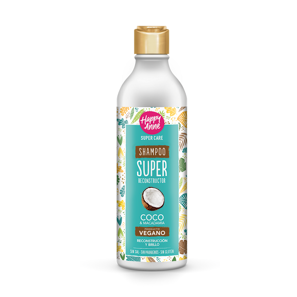 Shampoo Super Reconstructor Coco y Macadamia x 340 ml